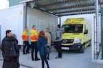Visita a les instal·lacions de la nova unitat de servei de transport sanitari a Badia del Vallès