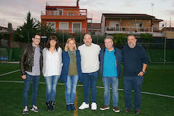 D'esq. a dreta: Josep Martínez, Loli Jiménez, Eva Menor, Francisco García "Curro", Antonio Rodríguez i Jordi Jacas