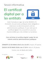 Sessi informativa certificat digital