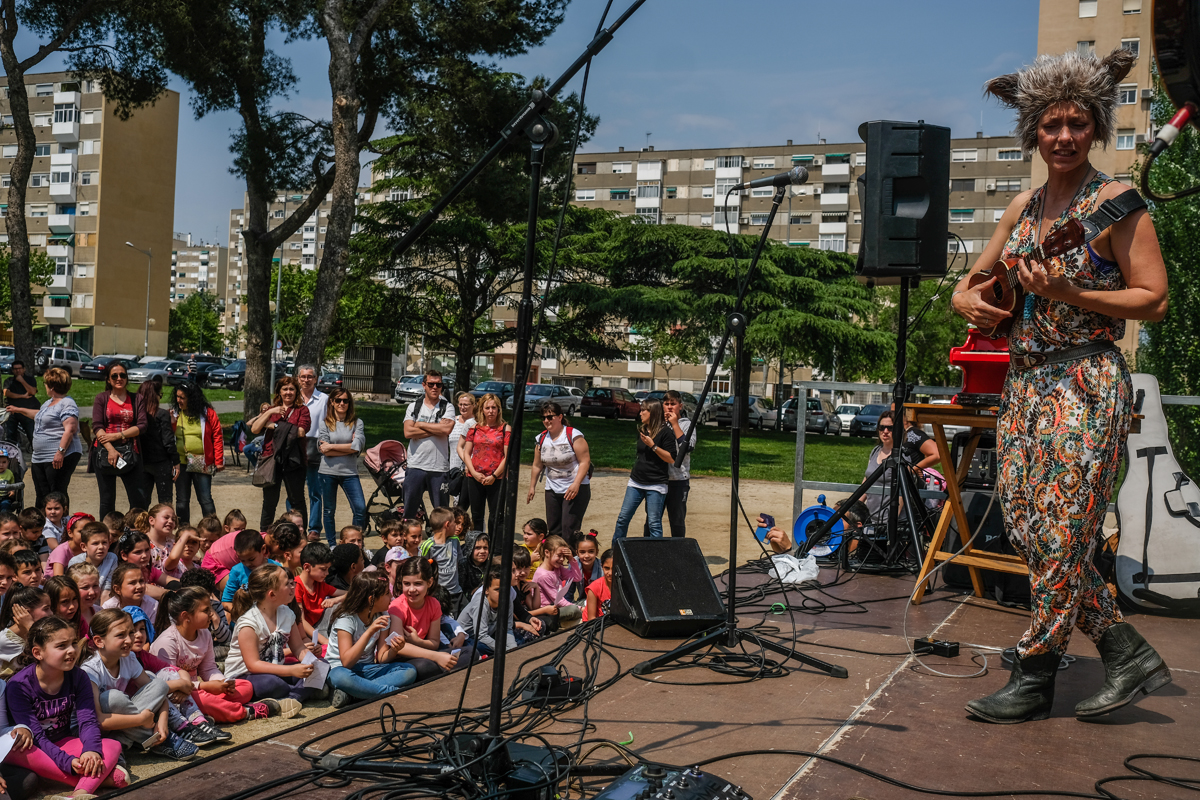Lali BeGood, en el seu concert al Parc Joan oliver