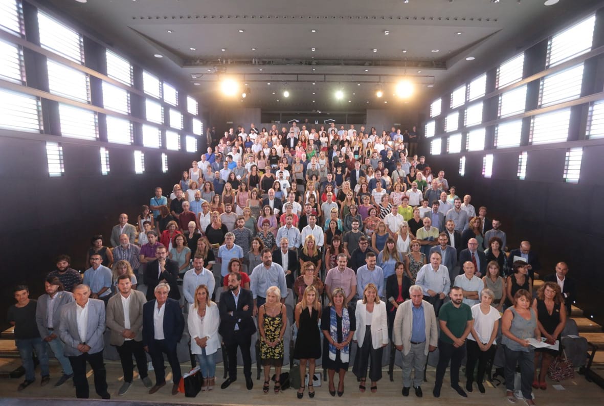 Fotografia de la reuni d'ahir, en qu van participar alcaldes i alcaldesses de la demarcaci de Barcelona. Fotografia: scar Ferrer/Diputaci de Barcelona