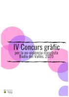 Fullet del IV Concurs gràfic per la no-violència masclista Fullet del IV Concurs gràfic per la no-violència masclista
