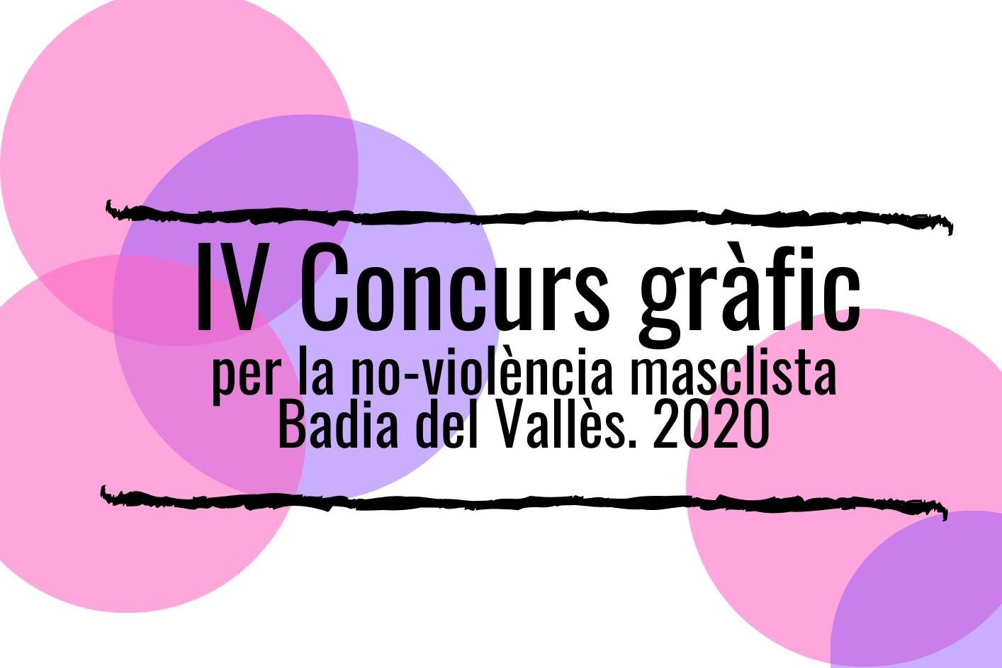 IV Concurs grfic per la no-violncia masclista