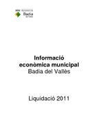 Informació econòmica i pressupostària 2011