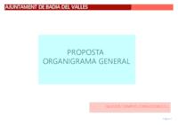 Organigrama general de l'Ajuntament de Badia del Valls