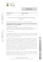 Certificat de l'acord per a la modificació del contracte de serveis de neteja d'edificis municipals