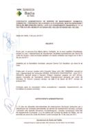 Contracte administratiu de Serveis de manteniment normatiu, correctiu i preventiu dels aparells elevadors, muntacàrregues i escales mecàniques instal·lats als equipaments municipals i a la via pública del municipi de Badia del Vallès