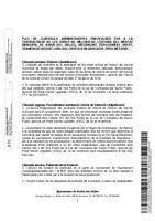 Plec de condicions del concurs per Obres de millora de l'entorn del Mercat Municipal de Badia del Vallès
