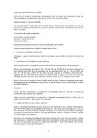 Acta de Junta de Govern del 31/07/2009