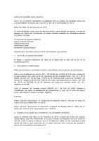 Acta de Junta de Govern del 26/11/2010