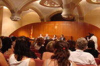 foto carod rovira acte d'entrega t&iacute;tols catal&agrave; palau generalitat