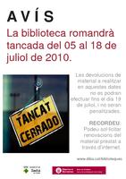 tancament biblioteca