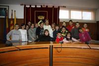 visita a l'ajuntament alumnes Ceip La Mu&ntilde;eira