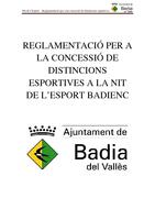Reglament de la nit de l'esport