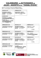 calendari activitats gent gran juliol i agost
