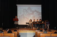 acte presentaci&oacute; campanya solid&agrave;ria "constru&iuml;m escola". parlament alcaldessa