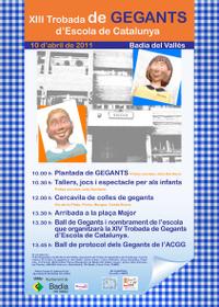 cartell trobada de gegants