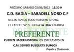 cartell cd badia -sabadell nord