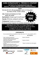 Cartel informativo Ciate Navidad Badia 2012