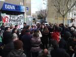 Ada Colau a la sucursal del BBVA ocupat per la PAH de Badia