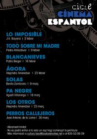 cicle cinema espanyol programacio