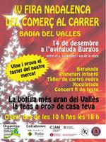 Cartell IV Fira nadalenca del comer&ccedil; al carrer