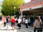 Ballada de Sardanes a c&agrave;rrec de Badia Sardanista a la pla&ccedil;a Major