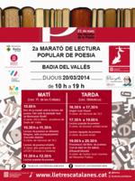 2a marat&oacute; de lectura de poesia
