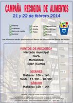 recollida d'aliments 2014