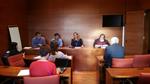 Alcaldessa i portaveus amb els grups parlamentaris