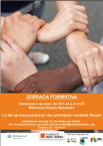 Sessi&oacute; formativa Reforma fiscal i transpar&egrave;ncia