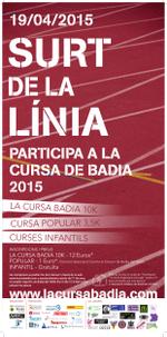 Cartell Cursa Badia 2015