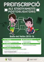 cartell preinscripci&oacute; postobligat&ograve;ria