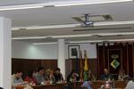 Els regidors Santerv&aacute;s, Monta&ntilde;&eacute;s, Duran, F&agrave;bregas (AEB), Argueta (ICV-EUiA), Carbonell, Jim&eacute;nez, Lancho i l'alcaldessa (PSC)