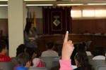 Visita d'escolars a l'Ajuntament