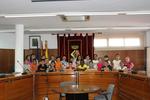 Els alumnes de 3r curs de La Sardana posen amb l'alcaldessa de Badia