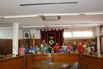 Els alumnes de 3r curs de La Sardana posen amb l'alcaldessa de Badia