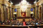 Moment de la votaci&oacute; al Ple del Parlament
