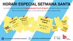 Horaris de la Biblioteca per a la Setmana Santa