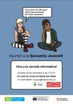Cartell Xerrada informativa sobre la Garantia Juvenil