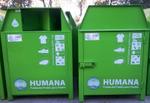 Contenidor de recollida de roba usada - Humana