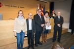 D'esq. a dreta: Eva Menor, Josep M. Porta, Josep M. Recasens, Rosario Guerrero i Antoni M. Brunet