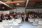 Foto de fam&iacute;lia de l'acte de cloenda del projecte Cru&iuml;lla 2014-2015