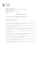 Informe Intervenció 2015