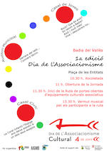 Cartell del Dia de l'Associacionisme de Badia del Vall&egrave;s 2016