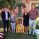 D'esq. a dreta: Josep Mart&iacute;nez, El&iacute;sabeth Ruiz, Eva Menor i Quim Duran