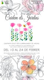 Cartell campanya d'ajuts per l'arranjament de jardins 2016