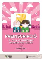 Guia per a la preinscripci&oacute; a les llars d'infants de Badia del Vall&egrave;s 2016-2017