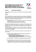 Reglament sala d'estudis nocturna