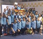 La Selecci&oacute; Catalana de Nataci&oacute;, amb Javier Villanueva entre ells, flamant campiona d'Espanya per Comunitats Aut&ograve;nomes